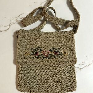 Vintage Crochet crossbody bag